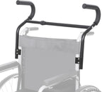 Wheelchair Handle Extender (500lbs Weight Capacity), Curved Handle/Ergonomic Design, Adjustable Wheel Chair Accessories, for Wheelchair, Rallator & Stroller