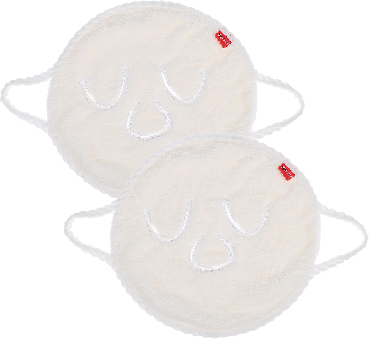 Beaupretty Coral Fleece Facial Mask Towels 2 Pack Reusable Hot Cold Compress for Skin Care Moisturizing Spa Facial Steaming Towel for Pore Cleansing and Relaxation
