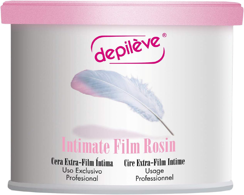 Depileve Hair Removal Wax - Intimate Extra Film Wax for Brazilian and Hollywood Wax - Moisturizing and Soothing for Delicate, Sensitive Skin - 14 oz