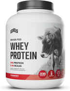 Levels Grass Fed Whey Protein Powder, No Artificials, 24G of Protein, Strawberry, 5LB