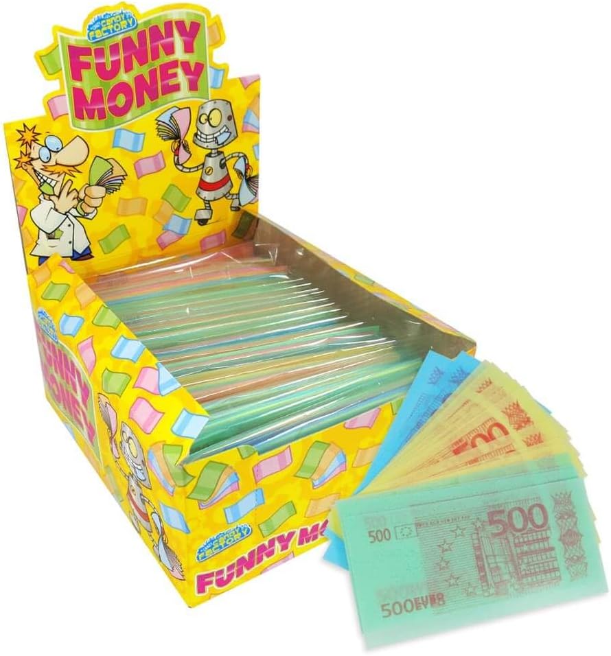 Candy Factory Funny Money Edible Paper, 24 Packs