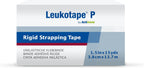 Leukotape P Rigid Medical Tape – Non-Elastic Sports Tape for Joint Stabilization, Injury Prevention & Support – Strong Adhesive, Hand-Tearable - 1.5 in x 15 yds., Beige, 1 Roll (Packaging May Vary)