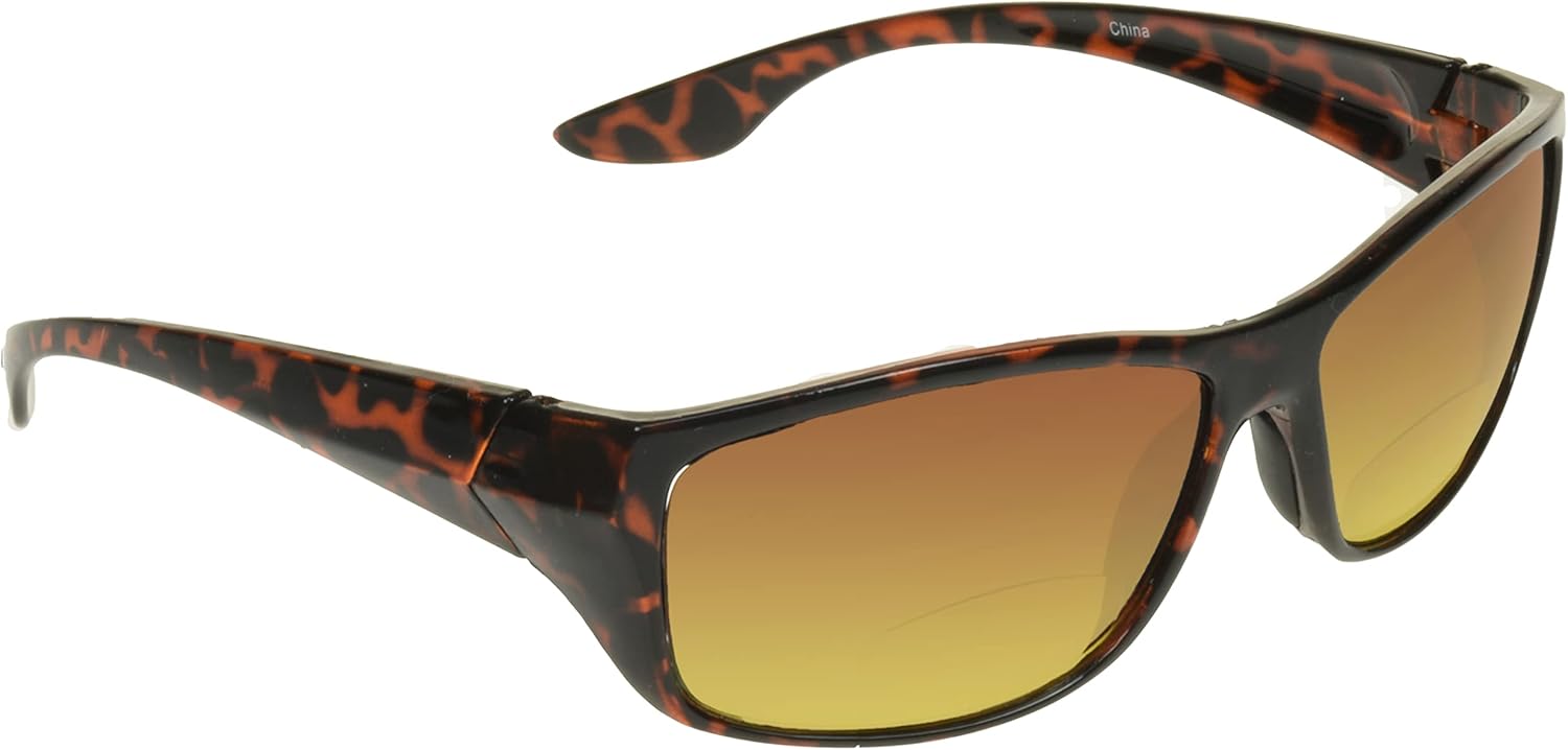 proSPORT Blue Light Blocking Bifocal Sunglasses, HD Amber Gradient Lens, Anti-Reflective, UV Protection Men & Women