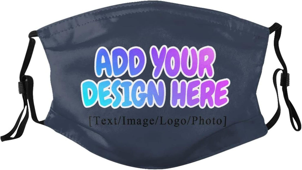 Custom Face Mask Unisex Adult with Your Logo Image for Sports,Outdoor and Travel