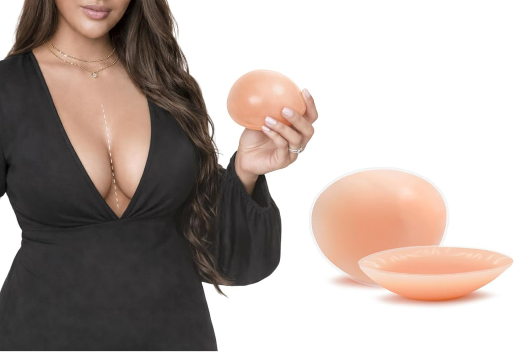 ENVY BODY SHOP Silicone Breast Enhancer, Bra Bikini Insert, Push Up, Lumpectomy, Swim