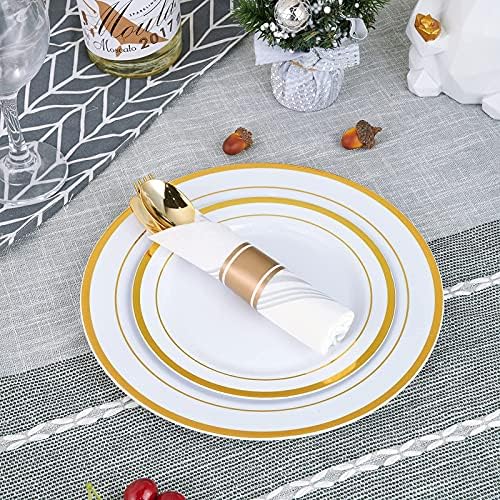 Vplus 150 PACK Guest Towels Disposable Bathroom, Decorative Bathroom Napkins, Soft, and Absorbent Disposable Paper Hand Towel for Dinners, Kitchen, Parties, Weddings, Christmas Party