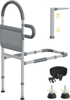 Bed Rails for Elderly Adults Safety, Bedrails for Elderly Adults Grab Bar Bed Handrails, Cane for Seniors with Non-Slip Ergonomic Handle and Storage Pocket, Fit Twin, Full, Queen, King