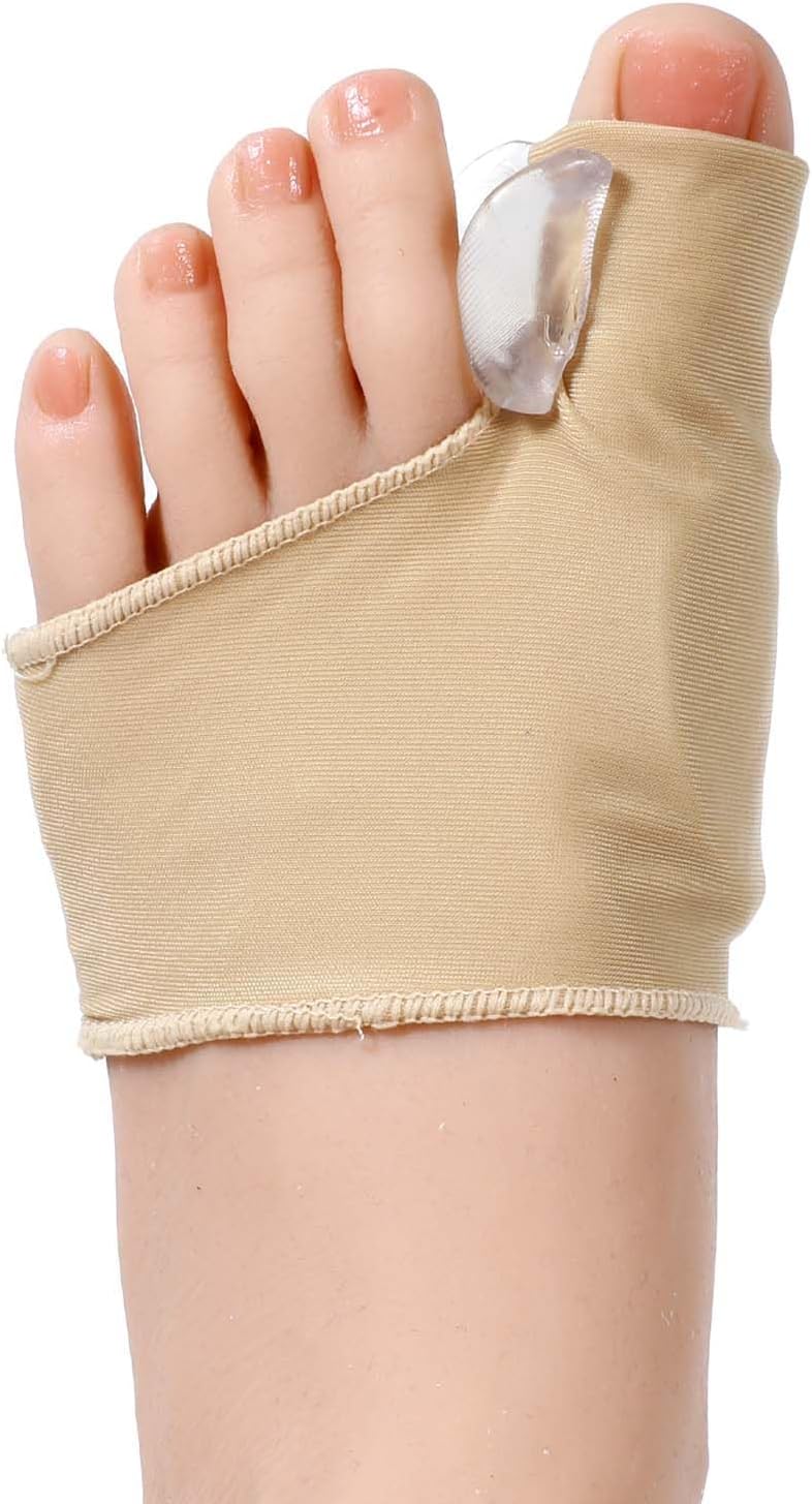 Hallux Valgus Protector Sleeves Kit Bunion Corrector Sleeve Gel Pad Bunion Pain Relief Orthopedic Socks Big Toe Spacer Separators Brace Straighteners for Men Women Day Night Support