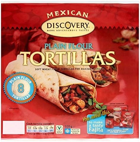 Santa Maria Mexican Plain Flour Tortillas (8)