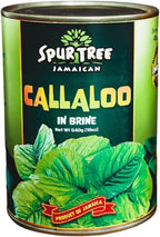 Spur Tree Jamaican Callaloo in Brine – Authentic Jamaican Greens, Ready-to-Use, Perfect for Vegan & Caribbean Dishes, 19oz Can