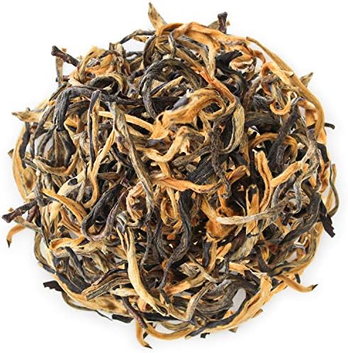Teabloom Organic Golden Monkey Loose Leaf Tea, USDA Certified Organic Black Tea, Lingering Aroma with Smooth and Malty Flavor, 2.12 Ounce Loose Leaf Tea Canister Makes 35-50 Cups