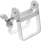 Metal Hair Dye Squeezer Aluminum Alloy Tube Extruder Silver for Hair Salon and Home Use Hairdressing Toothpaste Squeeze Tool