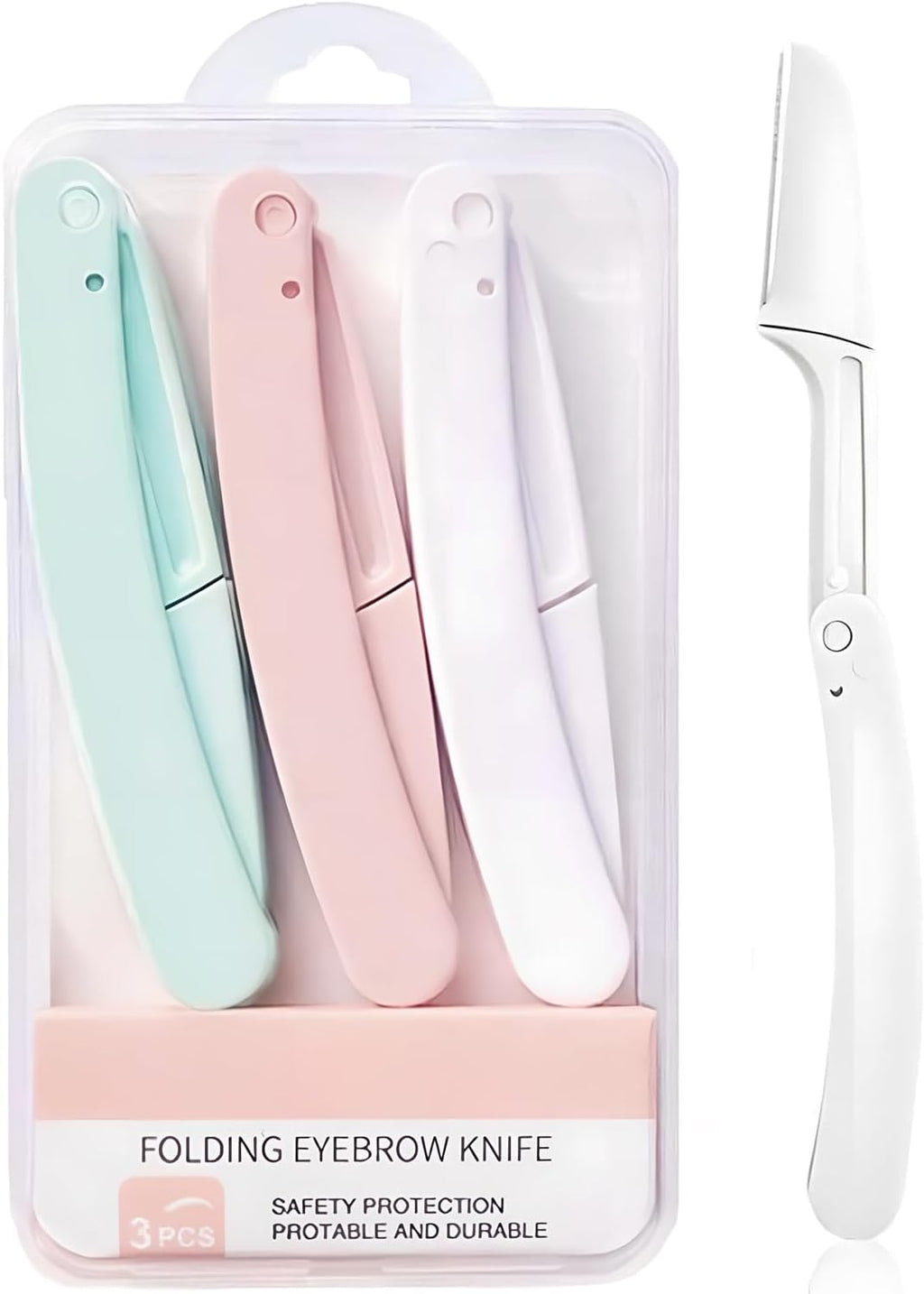 Dermaplaning Razors Tool for Women Face,3 PCS Eyebrow Razor,Facial Hair Removal for Women Sensitive Skin