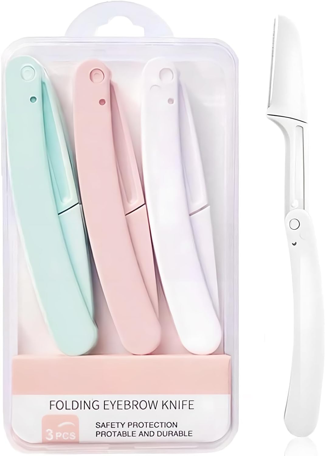 Dermaplaning Razors Tool for Women Face,3 PCS Eyebrow Razor,Facial Hair Removal for Women Sensitive Skin