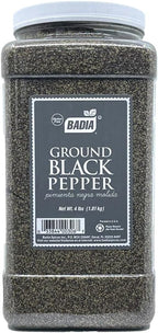 Badia Ground Black Pepper, 4 Pound – Premium Seasoning for Cooking & Freshly Ground Flavor