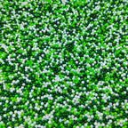 Homankit White and Green Nonpareils Sprinkles St Patrick's Day Sprinkles Edible Cookie Decorations Mini Pearls for Decorating Cake, Baking, Cupcake Toppers, Ice Cream, Donuts 3.88 Ounce