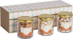 Ghasitaram Gifts Jaiccha Printed Box 3 Jars of Cashews, Almonds, Pistachios |Diwali Gifts,Holi,Rakhi,Valentine,Christmas,Birthday,Anniversary,Gift for Her,Him,Mothers Day,Fathers Day|