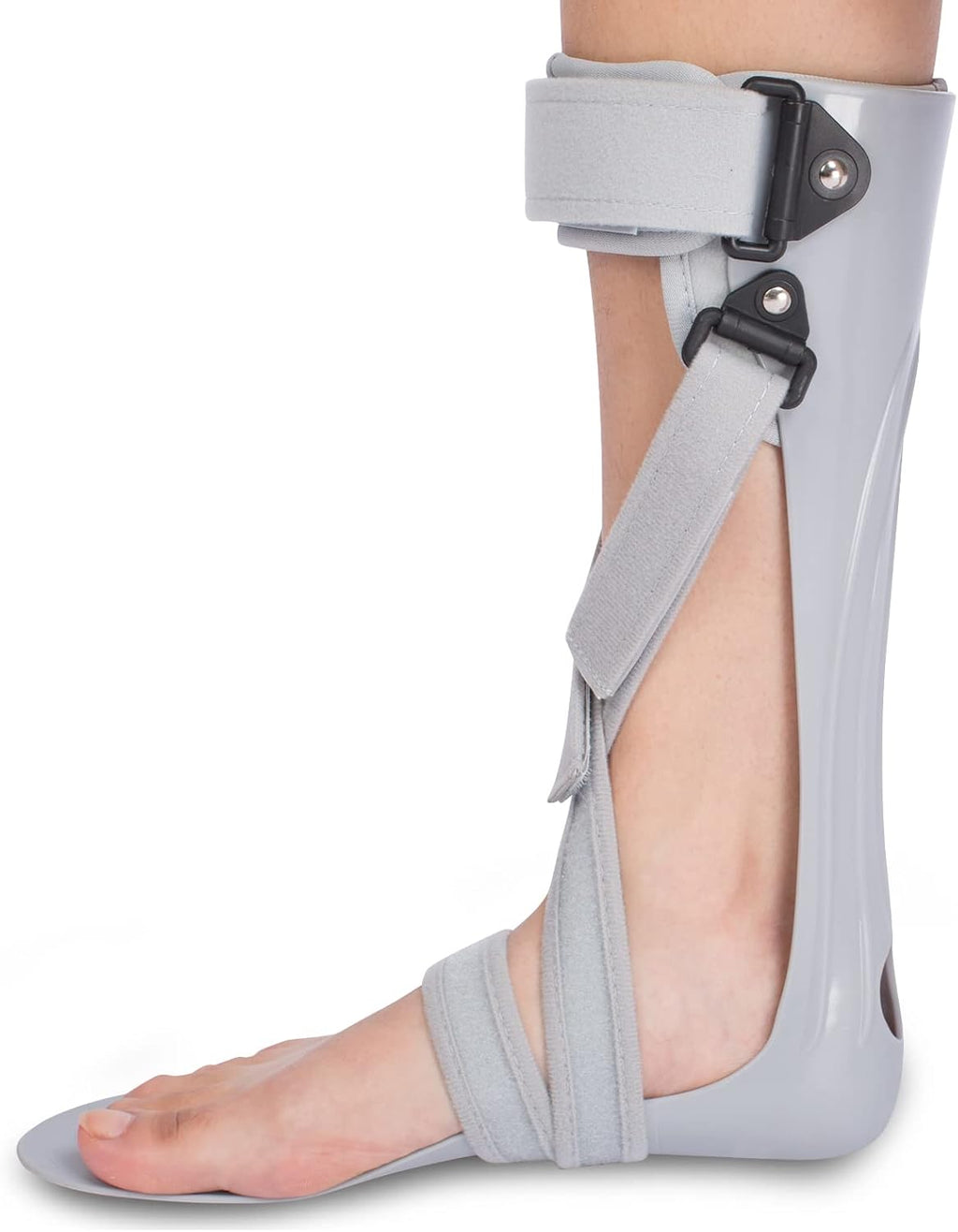 AFO Foot Drop Brace Splint Ankle Foot Orthosis Walking with Shoes or Sleeping for Stroke Hemiplegia (Small-Right)