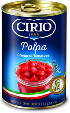 Cirio Polpa Chopped Tomatoes - 400g - Pack of 2