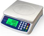 Digital Kitchen Scale 40kg/88lb Stainless Steel Price Computing Scale Counting Scale Deli Scale with Large LCD Display for Baking Bread Cooking Meat Prep Parts and Coins Adapter Included