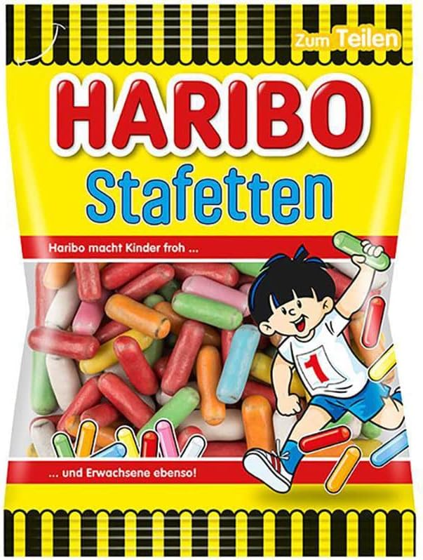Haribo Stafetten Licorice Candy 160g