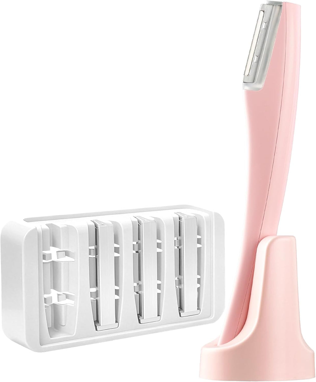 Sonic Dermaplaning Tool for Women Face, Rechargeable Peach Fuzz Remover with 3 Speeds, Facial Hair Razor for Eyebrow, Cheeks & Upper Lip, Gentle Exfoliating Face Shaver
