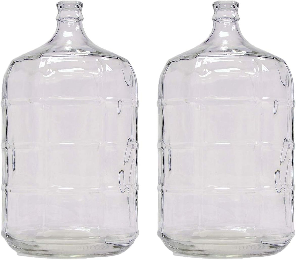 Home Brew Ohio 5 Gallon Glass Carboy Set of 2