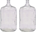 Home Brew Ohio 5 Gallon Glass Carboy Set of 2