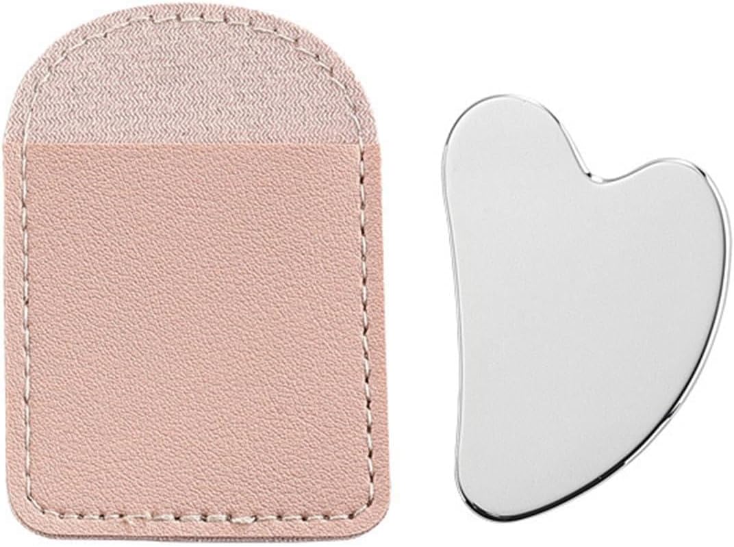 1PC Stainless Steel Gua Sha Scraper Massager For Face Neck Body Guasha Massage Tool Facial Skin Care Guasha Board Face Massager