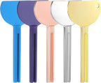 5Pcs Toothpaste Squeezer, Tube Squeezer, Metal Tube Presser Tubes Roller Tubes Wringer Keys Dispenser, Roller Dispenser Wringer Tools for Toothpaste Cosmetic Oil Cream Paint Squeezers