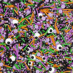Dynastang Monster Sprinkles Halloween Edible Eyes Cake Decoration Cupcake Toppers Cookie Decorating Perfect for Cakes, Cupcakes, Desserts Toppings 3OZ