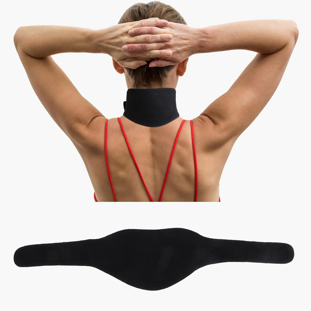 1pcs Heating Scarf, Neck Support Brace Neck Pain Relief Strap Heated Therapy Healing Neck Wrap for Men Women Flexible Cervical Collar Neck Pain Relief Stiffness Travel Brace Heating Scarf ，Neck Brace