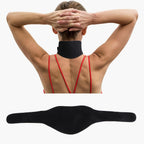 1pcs Heating Scarf, Neck Support Brace Neck Pain Relief Strap Heated Therapy Healing Neck Wrap for Men Women Flexible Cervical Collar Neck Pain Relief Stiffness Travel Brace Heating Scarf ，Neck Brace