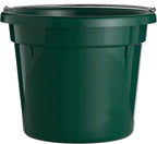 Little Giant® Round Plastic Utility Bucket | Durable & Versatile Feeder Pail with Handles | Bucket for Cleaning | 10 Quarts | Green