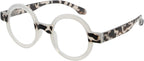 Eyekepper Round Reading Glasses for Women Retro Readers Eyeglasses - Tortoise +3.00