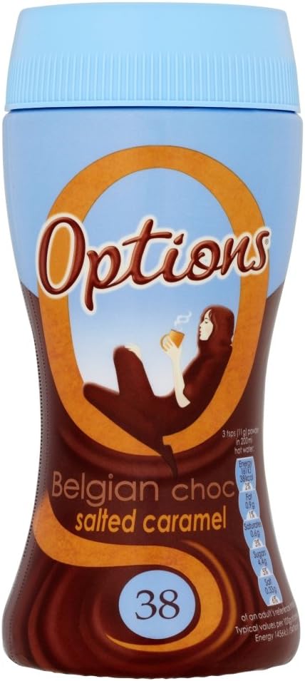 Options Belgian Chocolate Salted Caramel 220g