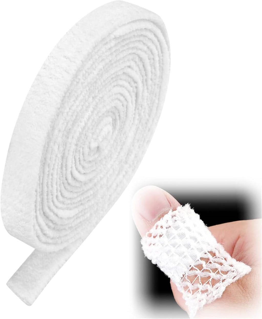Elastic Tubular Bandage Stretch Net Dressing Retainer Elastic Gauze Bandage Tubular Wound Dressing, 23FT Long (Size 1)