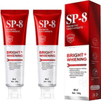 SP-8 Probiotics Whitening Toothpaste - Probiotics for Teeth Whitening and Gum Health - Enamel-Safe, Fluoride-Free, Double Mint Flavor,Fresh Breath