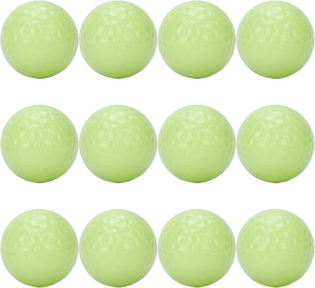 12Pcs Glow Golf Balls,Luminous Night Golf Balls for Night Sports