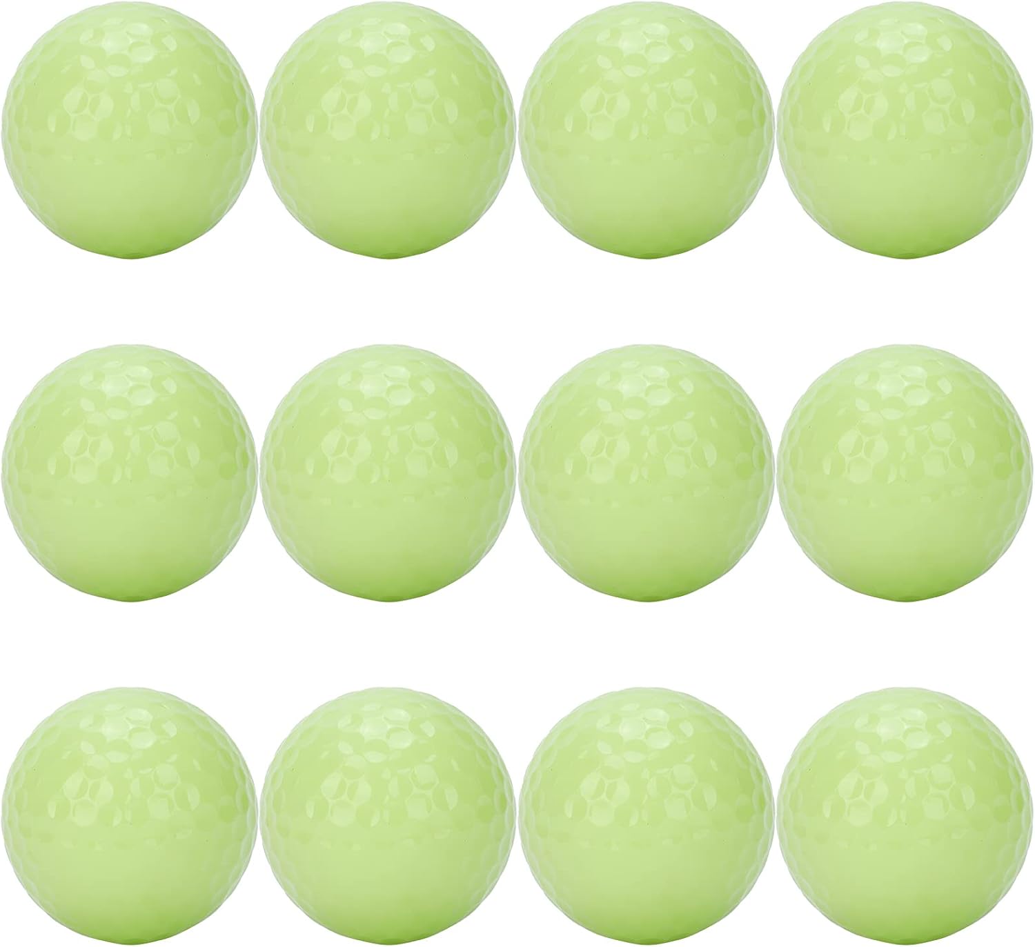 12Pcs Glow Golf Balls,Luminous Night Golf Balls for Night Sports
