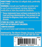 The Vitamin Shoppe Calcium 1,000MG - Bone Strength, Teeth Health & Muscle Function Support, Daily Mineral (100 Softgels)