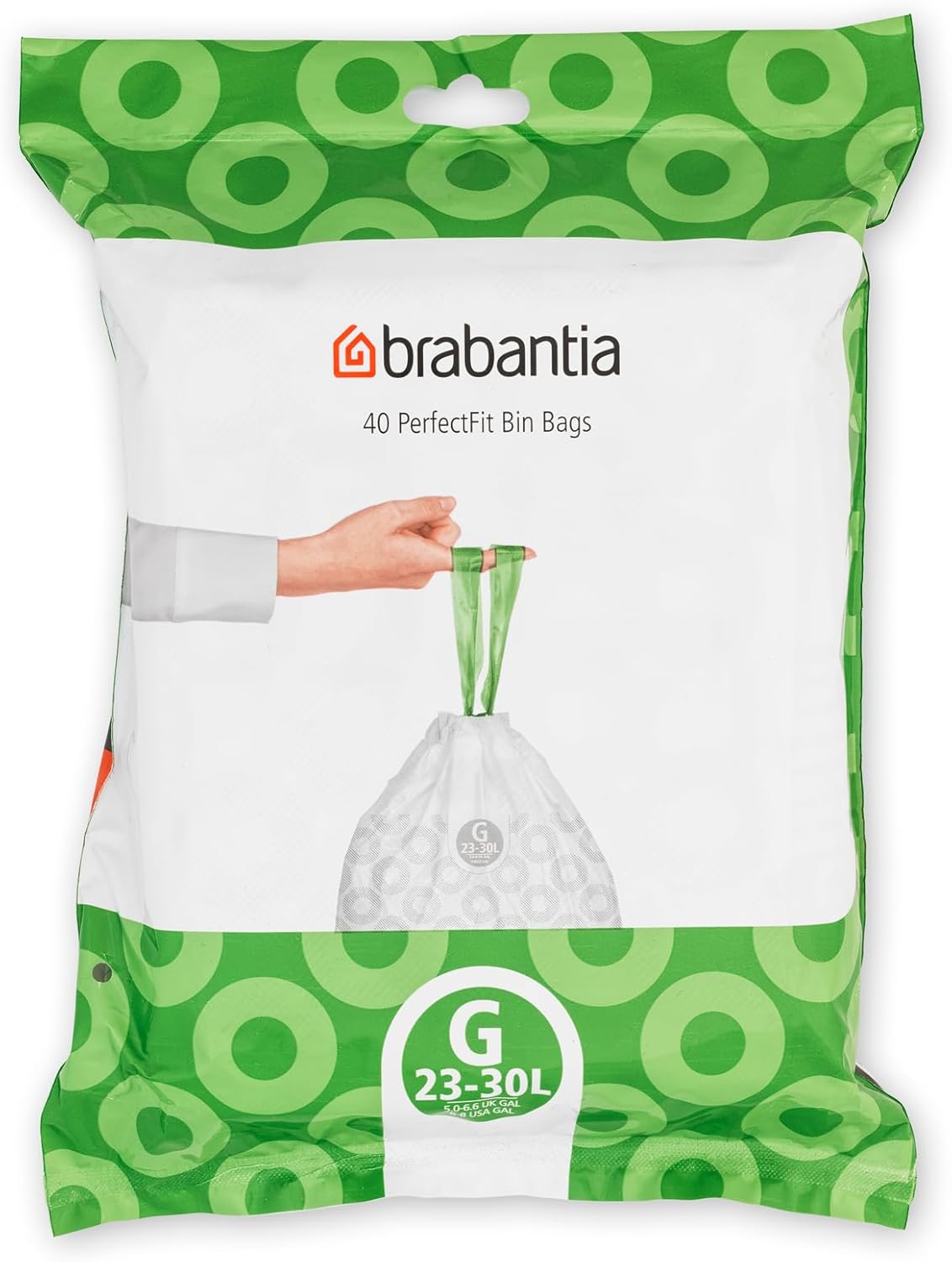 Brabantia 375668 Bin Liners Dispenser Pack, 23/30-Liter