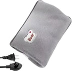 Hot Water Bag, Rechargeable Electric Hand Warmer Hot Water Bag, Leak-Proof with Soft Cover, Winter Cold Weather for Period Cramps, Muscles, Neck, Shoulder, Waist & Belly