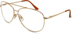 In Style Eyes C Moore PROGRESSIVE BIFOCAL Reading Glasses - Requires Adjustment Period - Wired Aviator Metal Frame