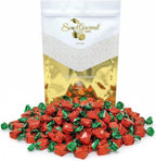 SweetGourmet Arcor Strawberry Bon Bons Hard Candy Wrapped, Fruit-Filled Premium Candies, 5 Pound Bag