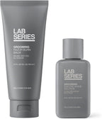 Lab Series Men’s Travel Size Friendly Grooming Skin Care Set – Pre-Electric Shave Solution & Razor Burn Balm After Shave Lotion for, 3.4 Fl Oz Each – Cools, Hydrates & Soothes Skin
