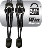Lock Laces - Elastic No Tie Shoelaces 1 Size Fits All for Kids Adults Tieless Shoe Laces Tennis Shoes Sneakers