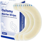 30PCS Ostomy Barrier Strips, Medical Hydrocolloid Ostomy Supplies, Elastic Barrier Strips, Waterproof Leak-Free Skin Adhesive Barrier Tapes for Stoma Colostomy Bags