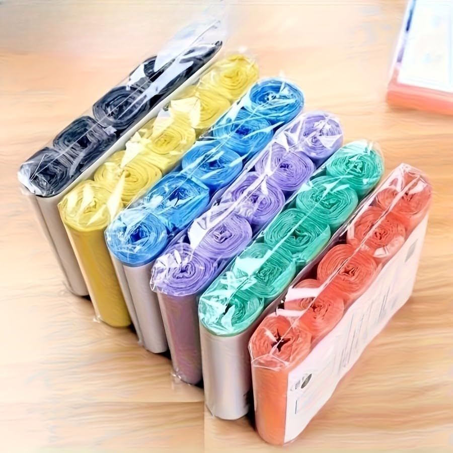 5 Rolls of 100 Large Heavy Duty Bags for Home, Kitchen, Office & Outdoor Cleaning!
