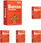 Banza Cavatappi Pasta from Chickpeas - Gluten Free, High Protein, and Lower Carb Protein Cavatappi Chickpea Pasta - 8oz (Pack of 5)